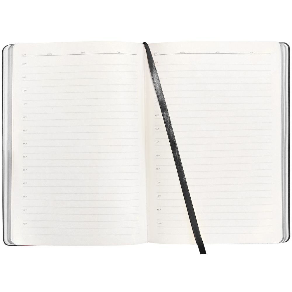 Ежедневник Shall Light, недатированный, черный — изображение 6