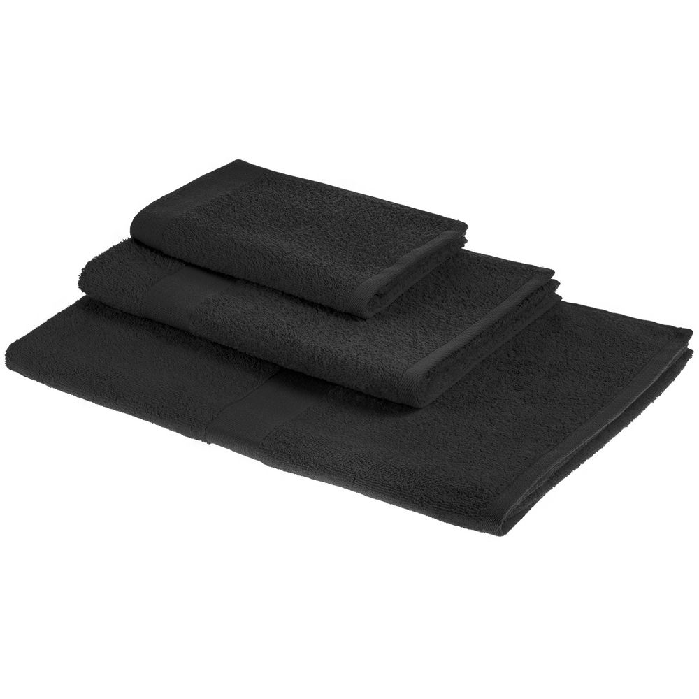 Полотенце Soft Me Light, ver.2, малое, черное — изображение 6