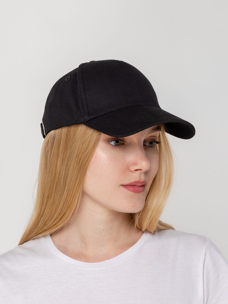 Бейсболка Convention, черная — изображение 8