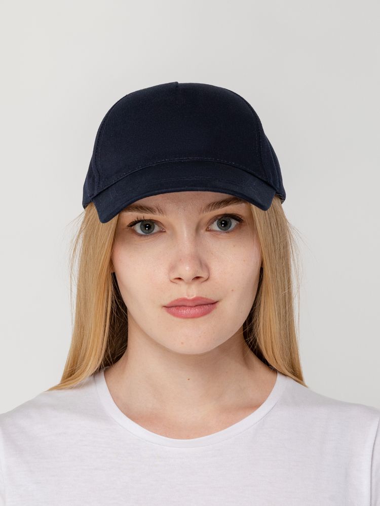 Бейсболка Convention, темно-синяя — изображение 5