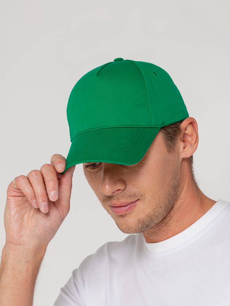 Бейсболка Convention, темно-зеленая — изображение 6