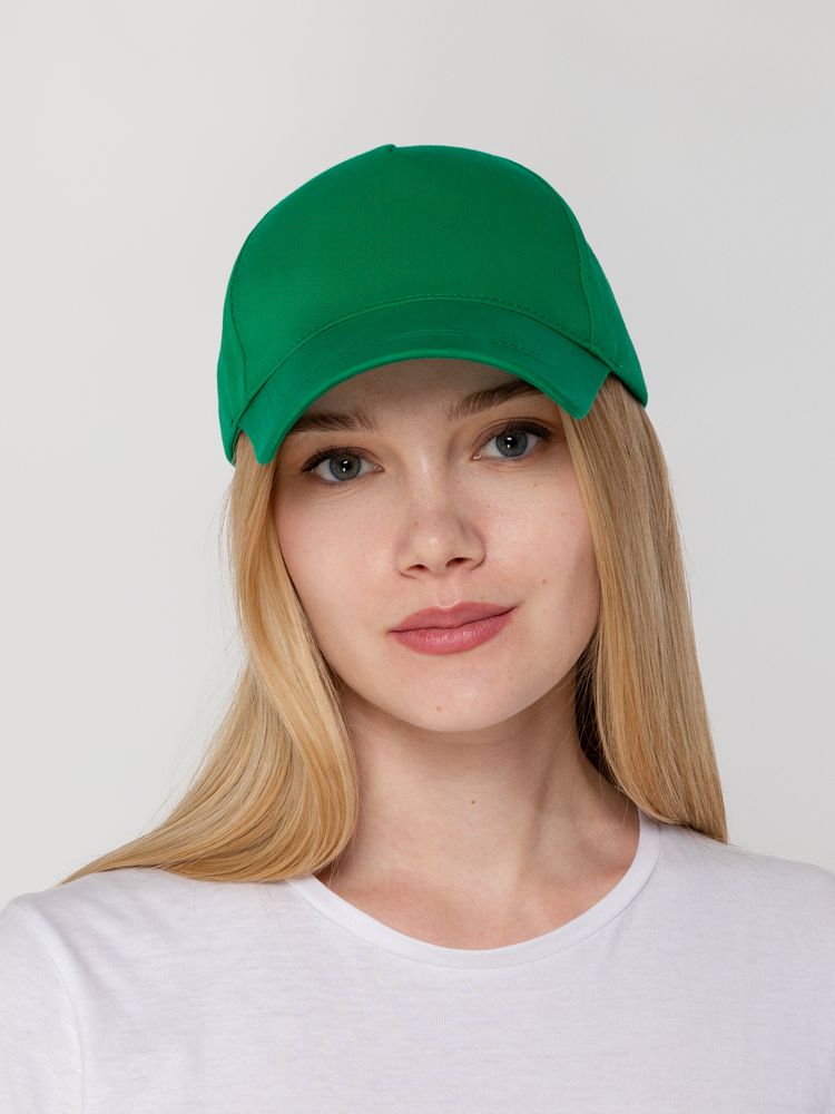 Бейсболка Convention, темно-зеленая — изображение 8