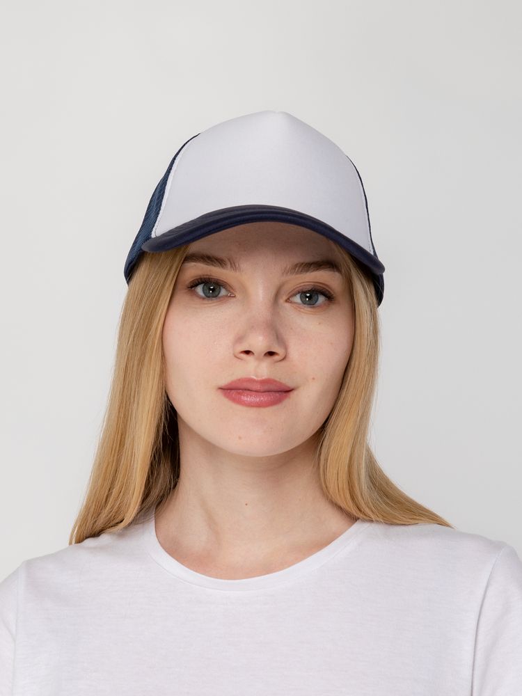 Бейсболка Sunbreaker, темно-синяя с белым — изображение 6