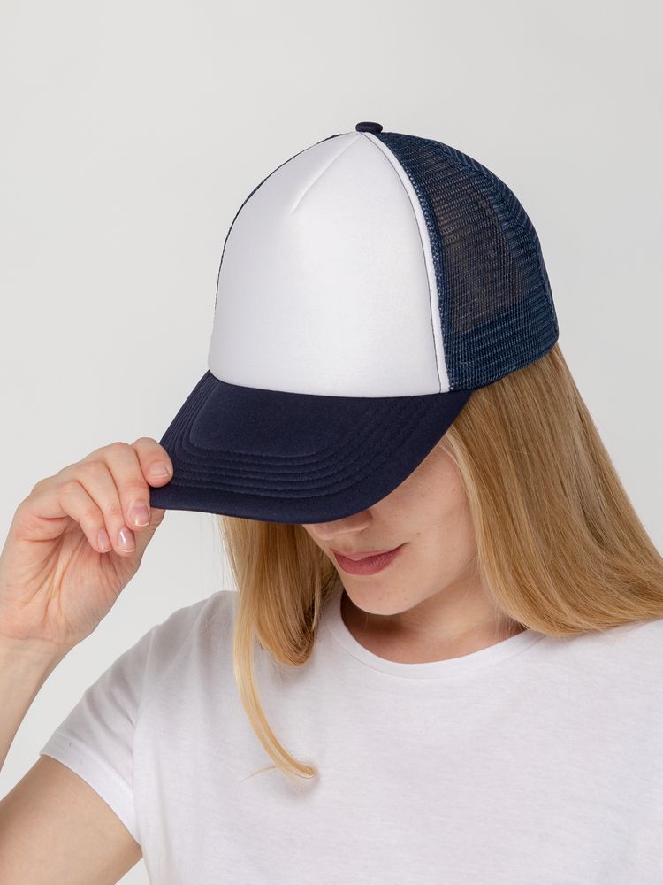 Бейсболка Sunbreaker, темно-синяя с белым — изображение 7