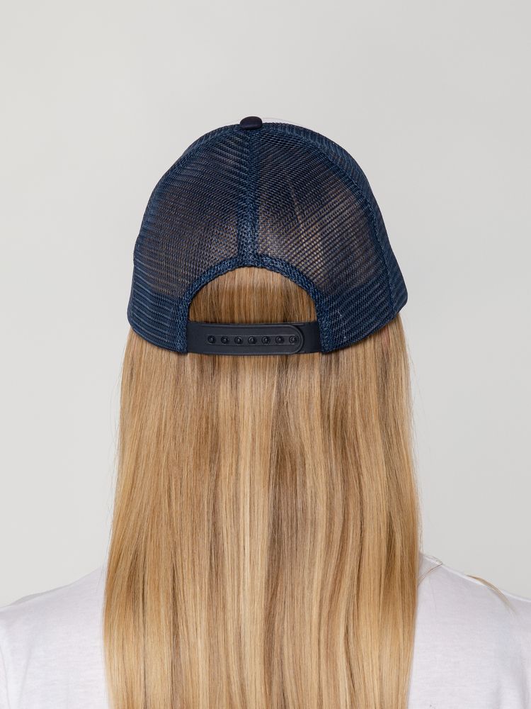 Бейсболка Sunbreaker, темно-синяя с белым — изображение 8