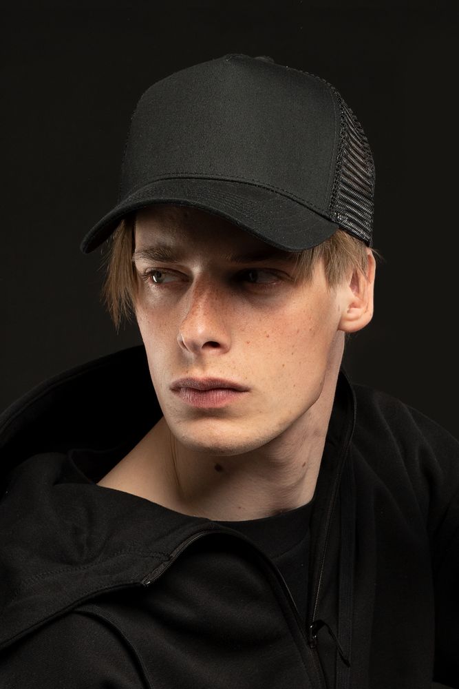 Бейсболка C3, черная — изображение 5