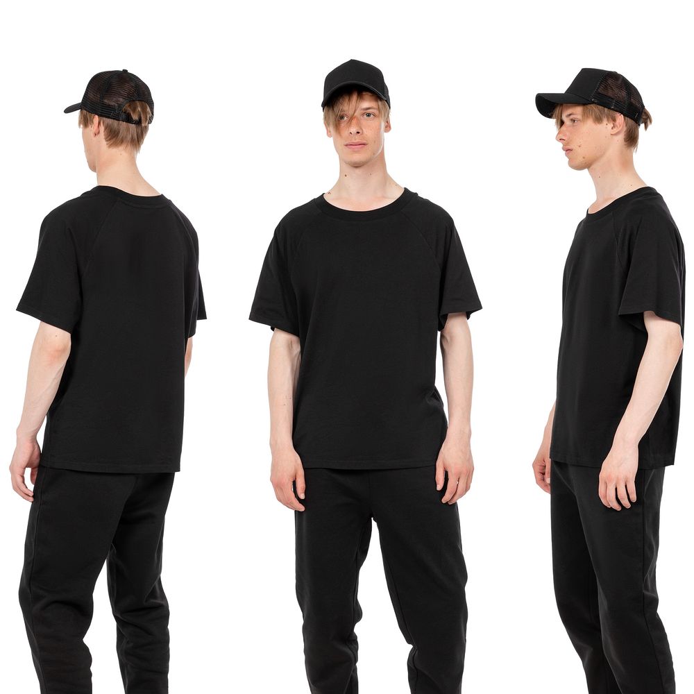 Бейсболка C3, черная — изображение 7