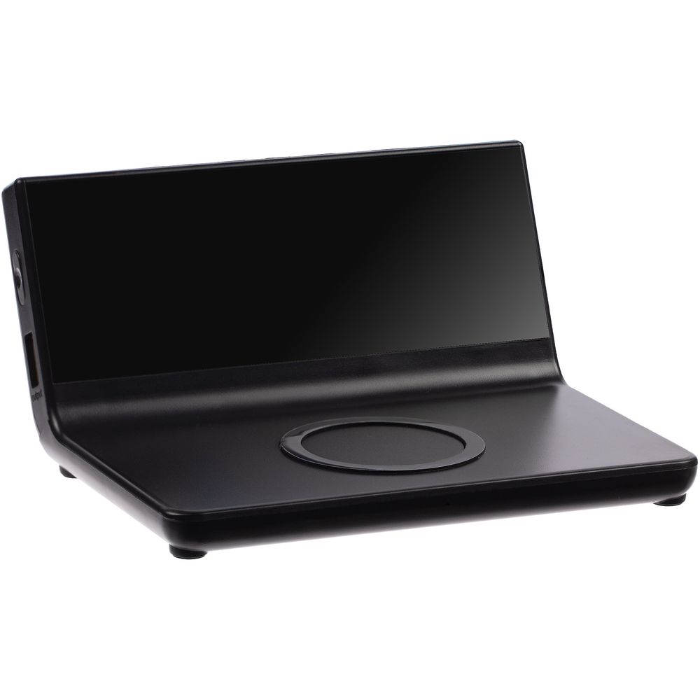 Зарядная станция с часами Electron, черная — изображение 4