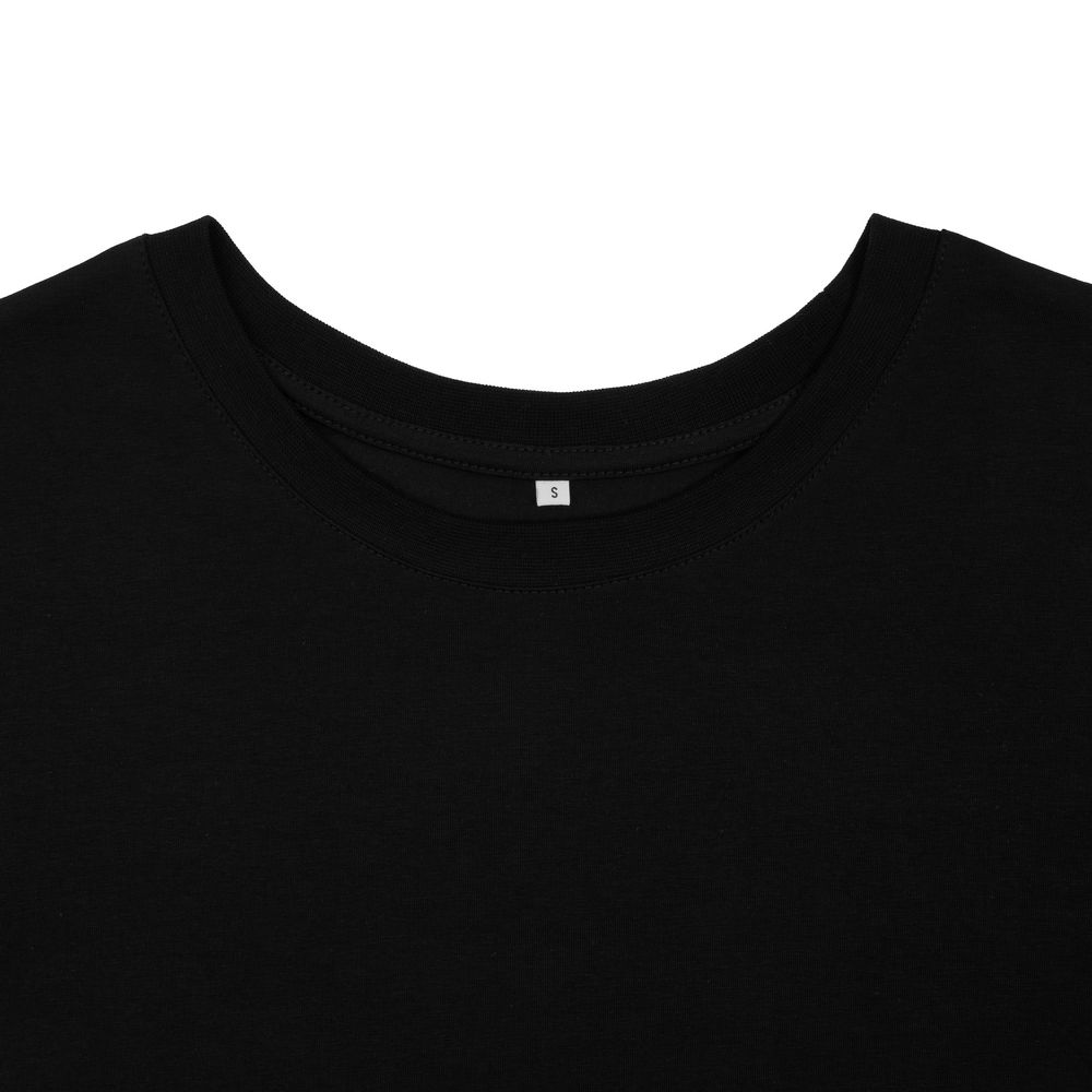 Футболка унисекс оверсайз Crosstown, черная — изображение 5