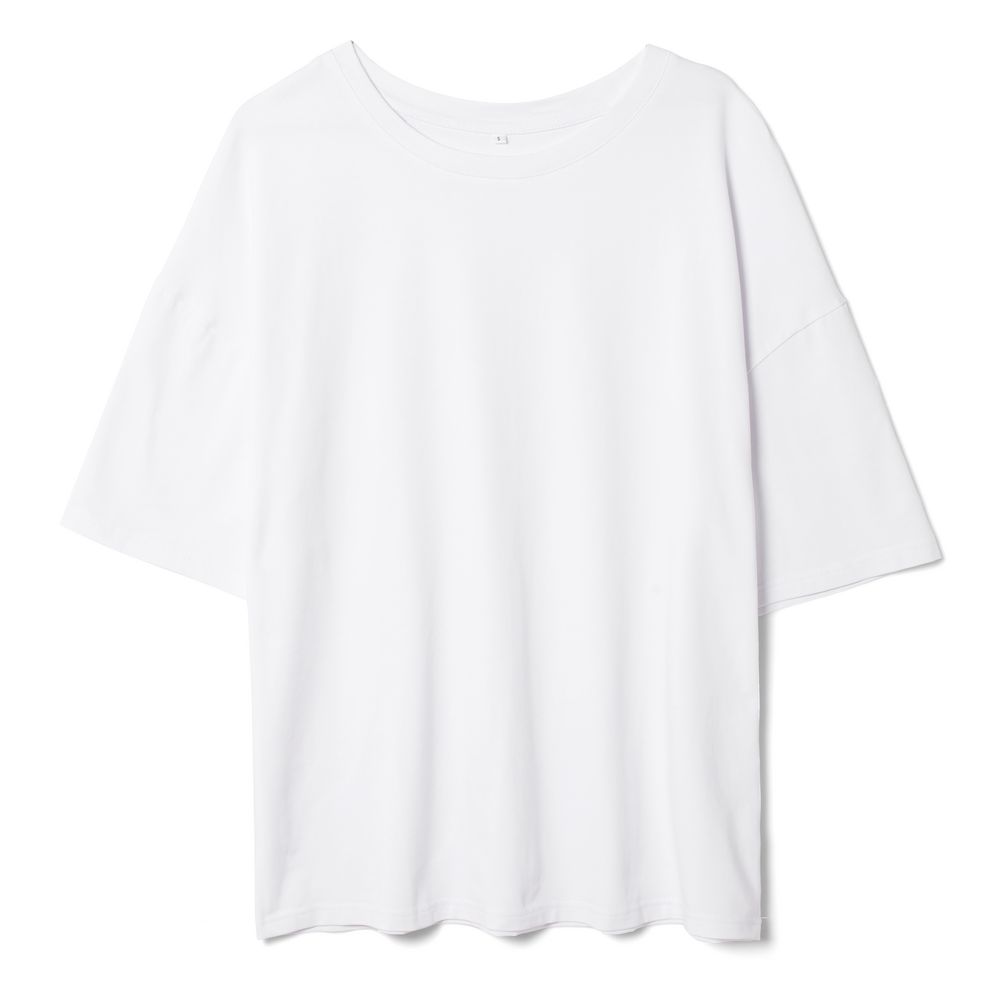 Футболка унисекс оверсайз Crosstown, белая — изображение 3