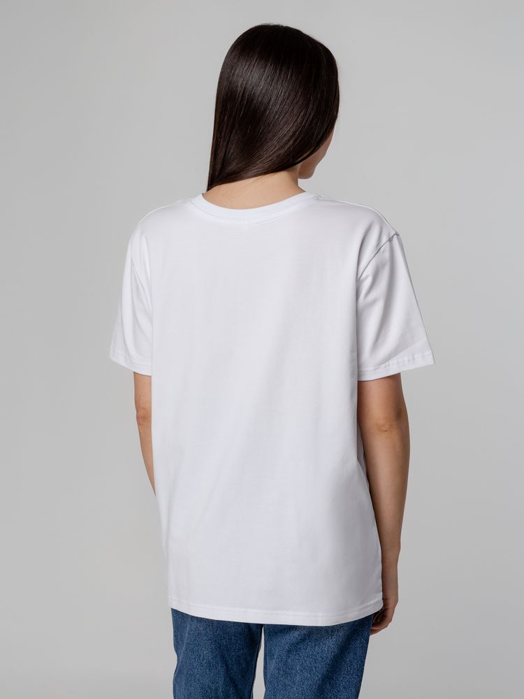 Футболка унисекс Tervu, белая — изображение 11