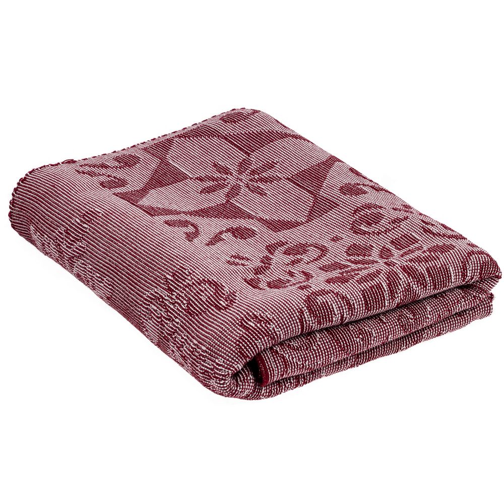 Плед Ornamental, бордовый — изображение 7