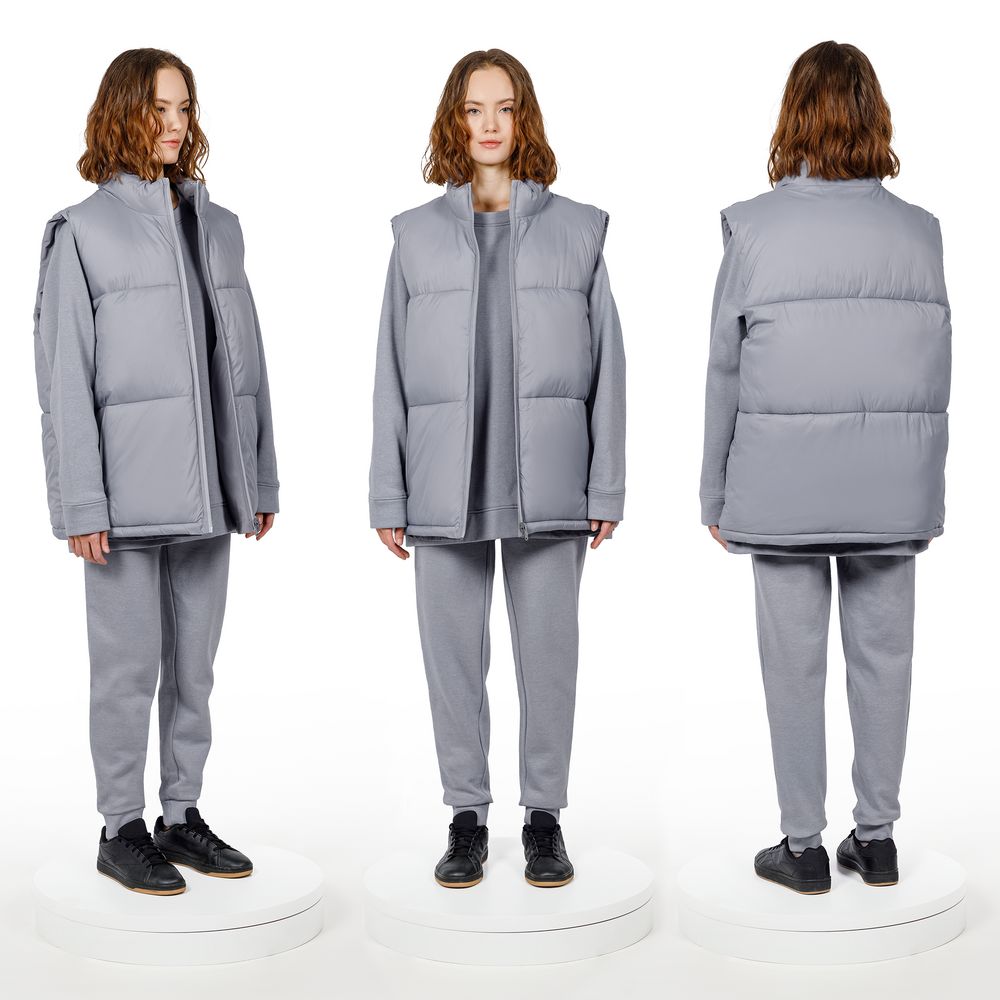 Жилет двусторонний V2, серый — изображение 9