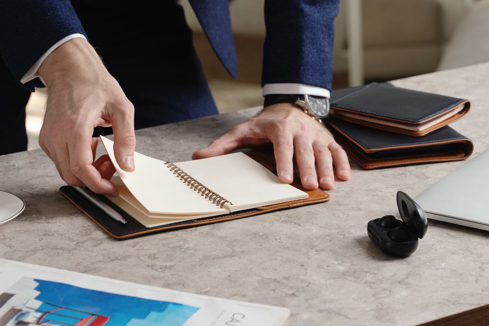 Блокнот Kalsa Palermo, синий — изображение 12