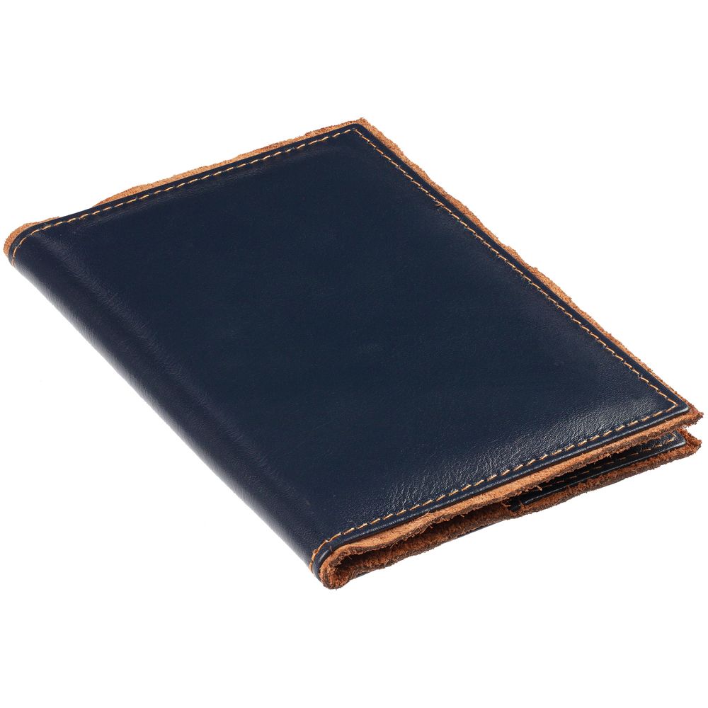 Обложка для паспорта Palermo, синяя — изображение 3