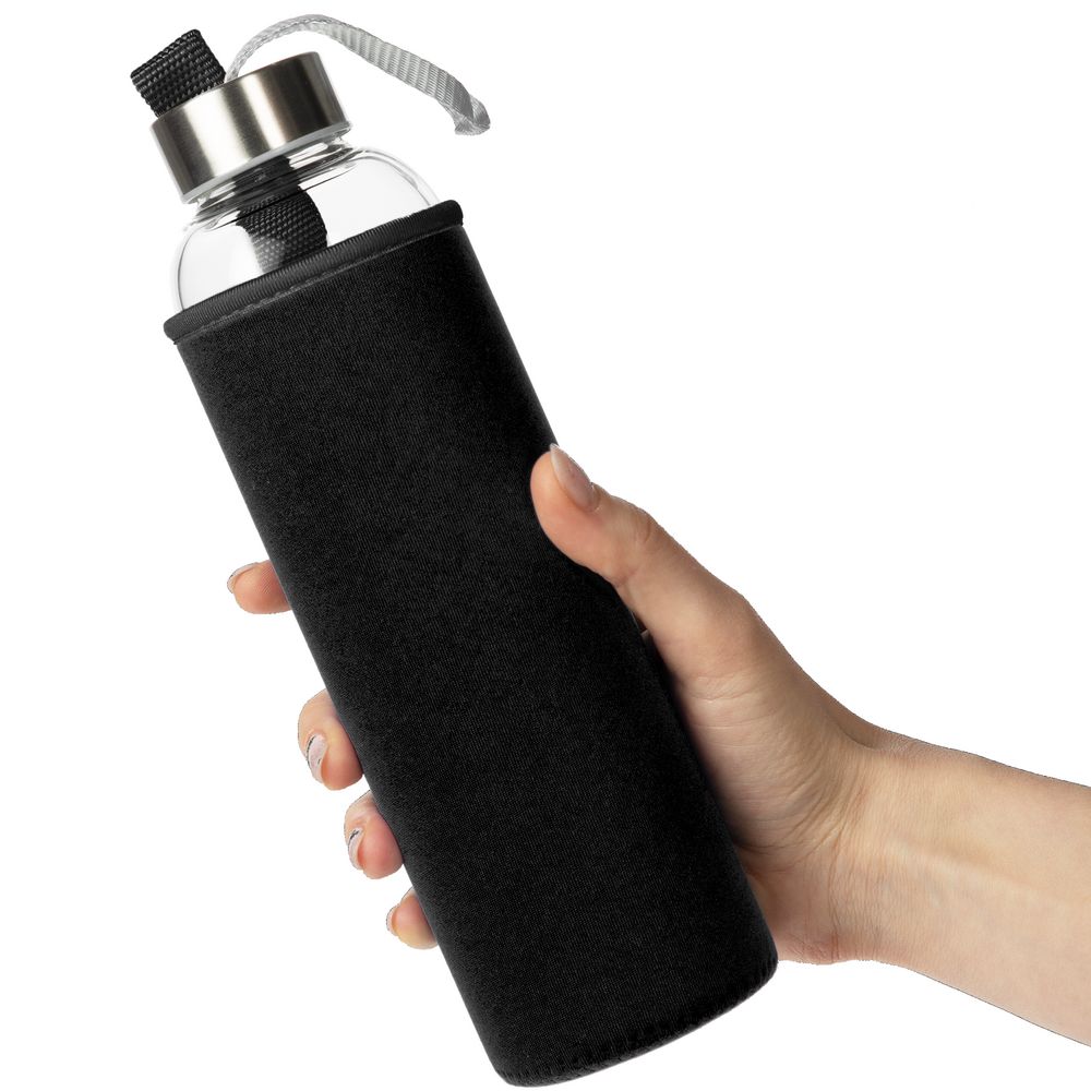 Бутылка для воды Sleeve Ace, черная — изображение 6