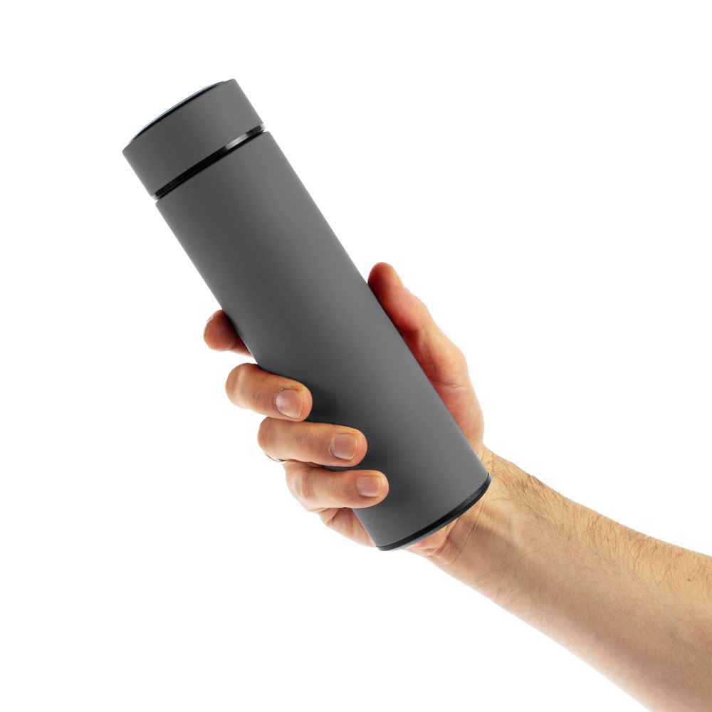 Термос с ситечком Percola, ver.2, серый — изображение 8