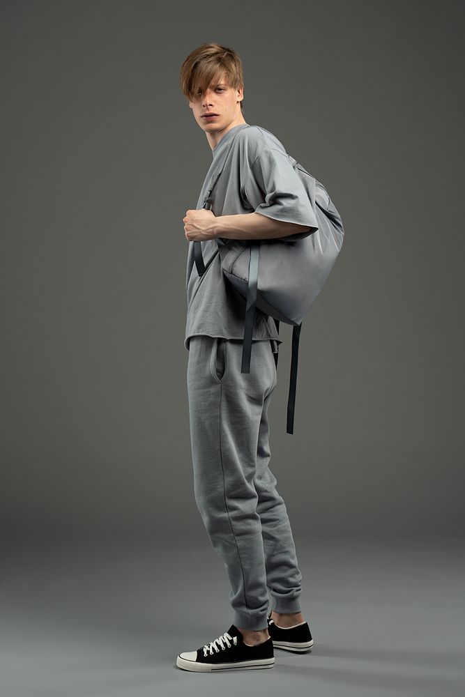 Рюкзак B1, серый — изображение 5