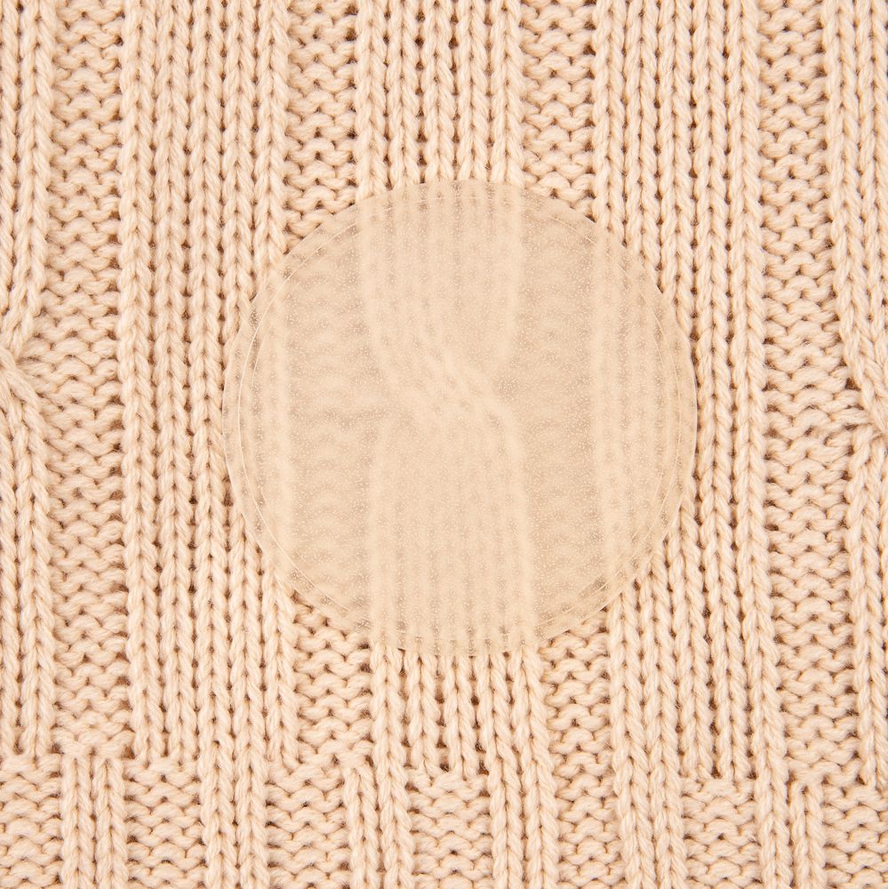 Лейбл из ПВХ Dzeta Round, L, прозрачный — изображение 3