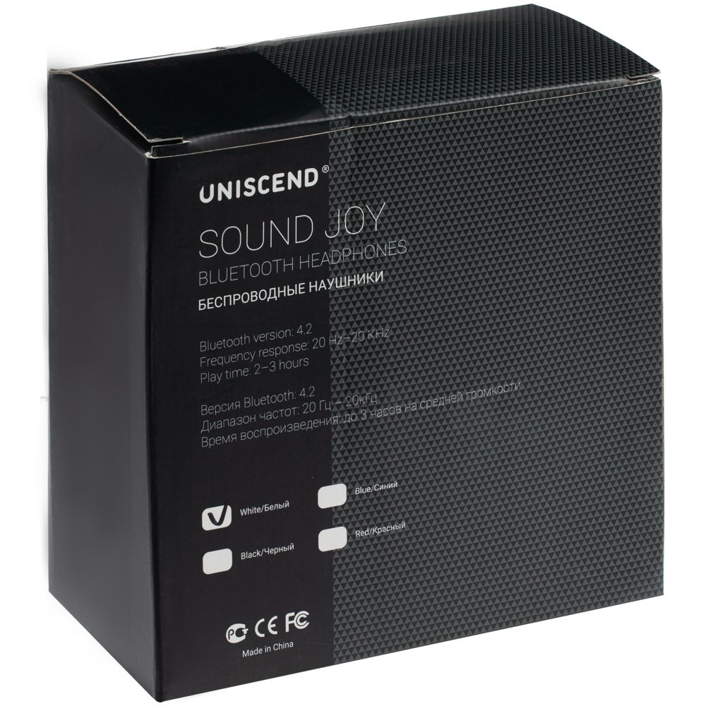 Беспроводные наушники Uniscend Sound Joy, белые — изображение 9