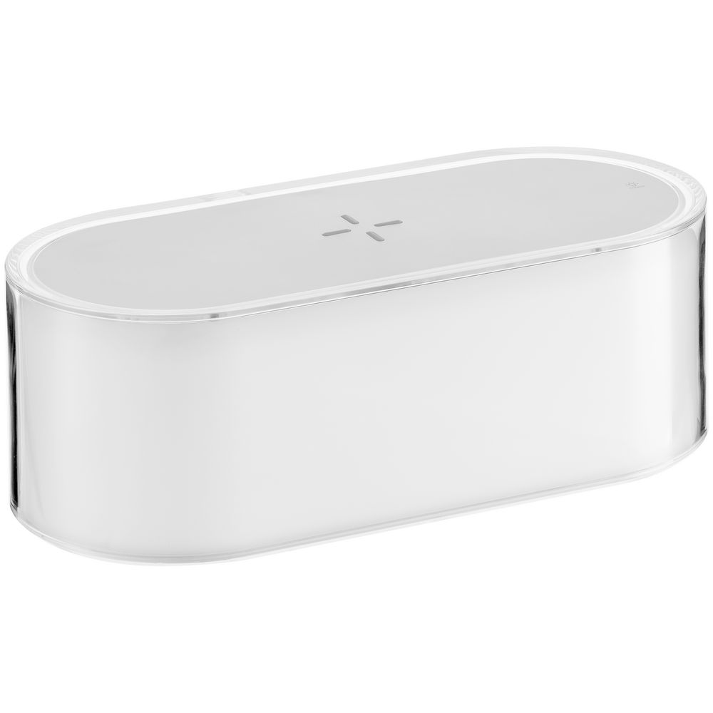 Станция беспроводной зарядки с подсветкой Laconic, белая — изображение 4