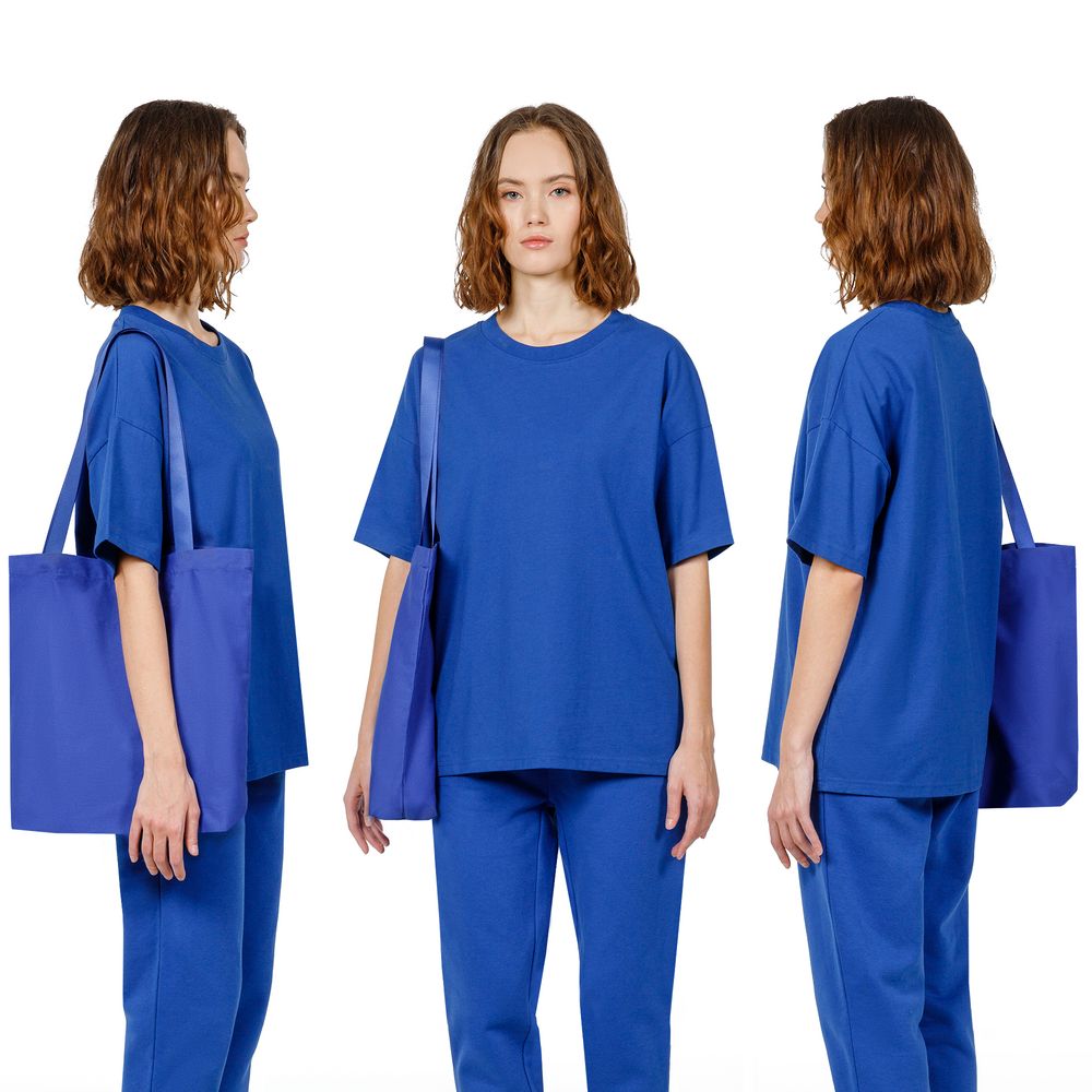 Шопер B4, синий с синими ручками — изображение 6