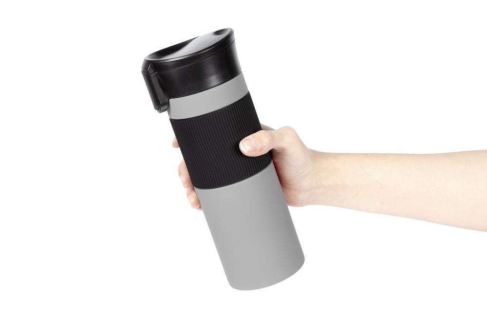 Термостакан Tralee XL, серый — изображение 9