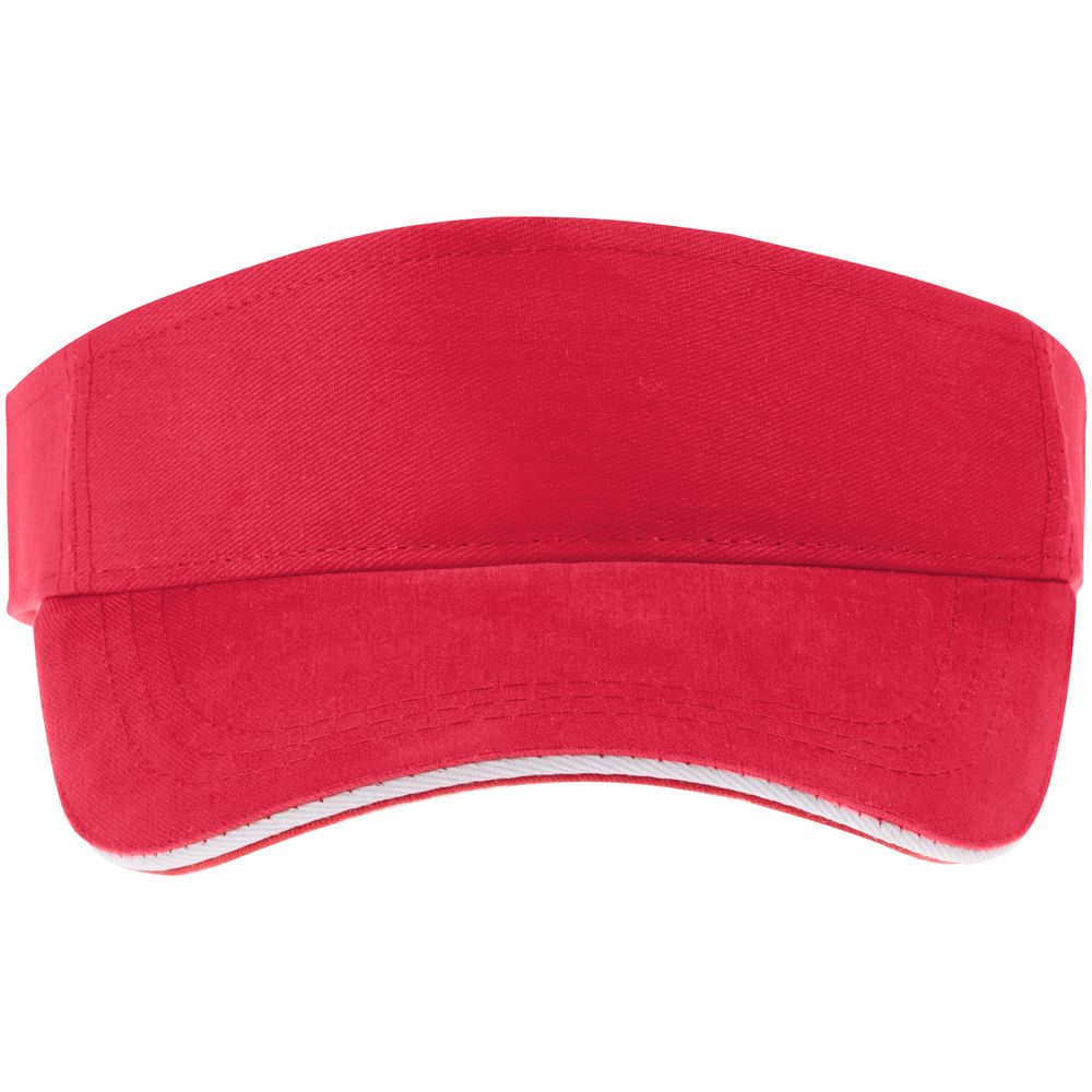 Козырек Active, красный с белым кантом — изображение 3