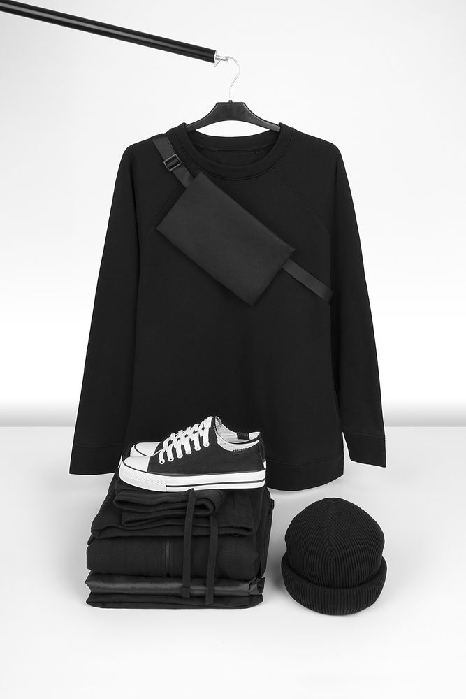 Свитшот унисекс S1, черный — изображение 16