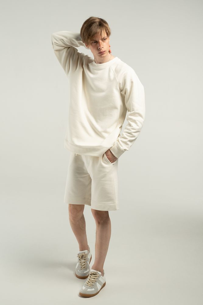 Свитшот унисекс S1, молочно-белый — изображение 4