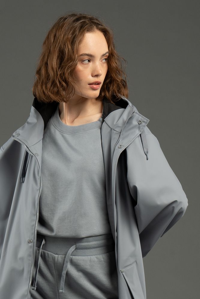 Футболка унисекс оверсайз T3, серая — изображение 3