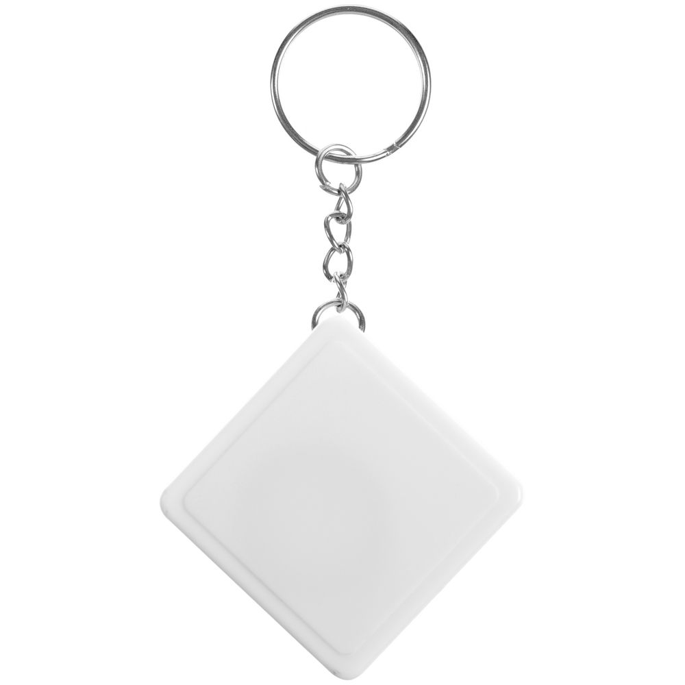 Брелок с рулеткой Square, ver.2, белый — изображение 4