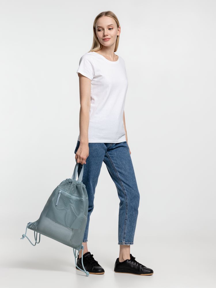 Рюкзак-мешок Verkko, серо-голубой — изображение 10