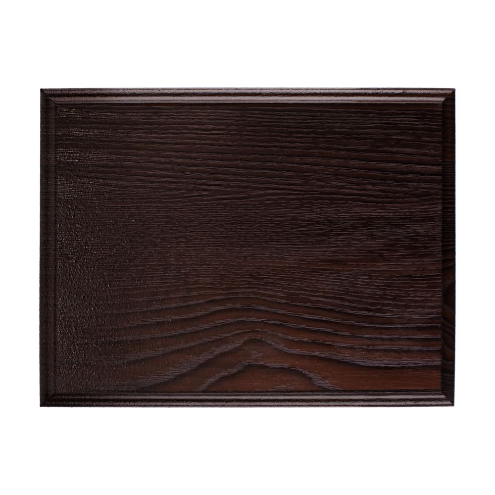 Плакетка Plaque, малая, венге с серебристой пластиной — изображение 3