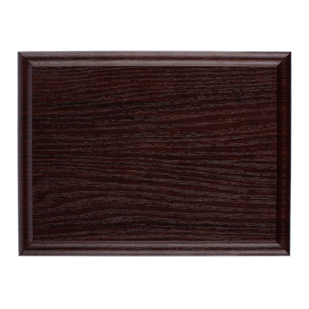 Плакетка Plaque, малая, вишня с серебристой пластиной — изображение 3