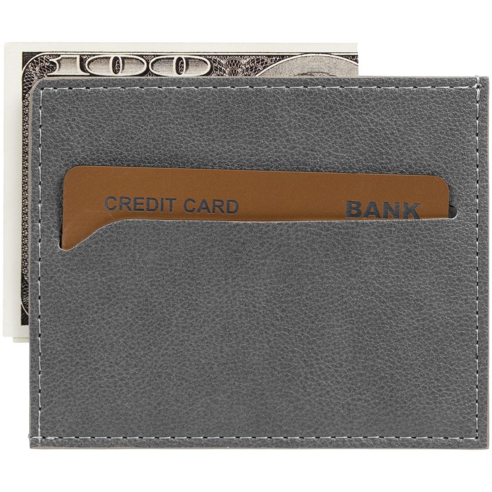 Чехол для карточек Petrus, серый — изображение 7