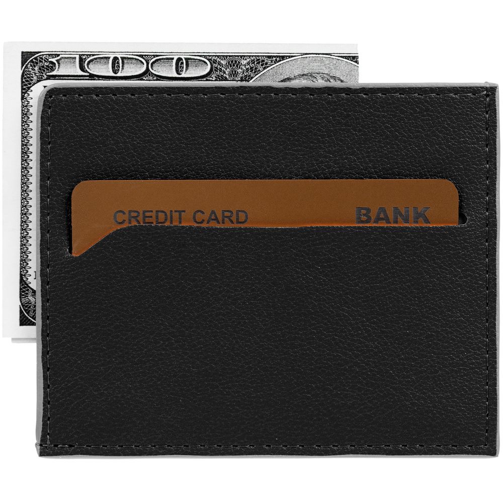 Чехол для карточек Petrus, черный — изображение 8