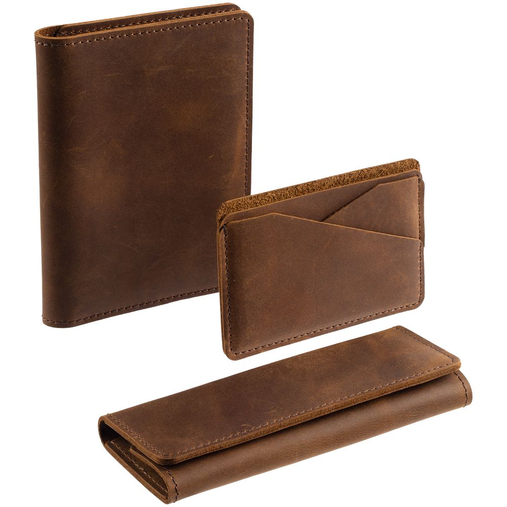 Обложка для паспорта inStream, коричневая — изображение 8