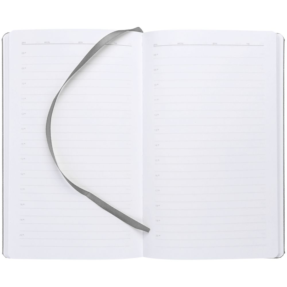 Ежедневник Nova, недатированный, серый — изображение 6