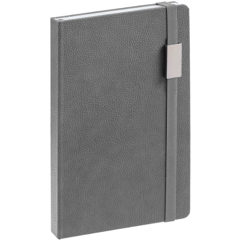 Ежедневник Nova Metal, недатированный, серый — изображение 4