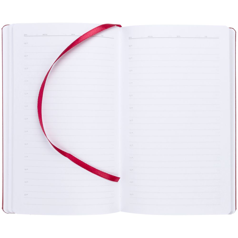 Ежедневник Nova Metal, недатированный, красный — изображение 6