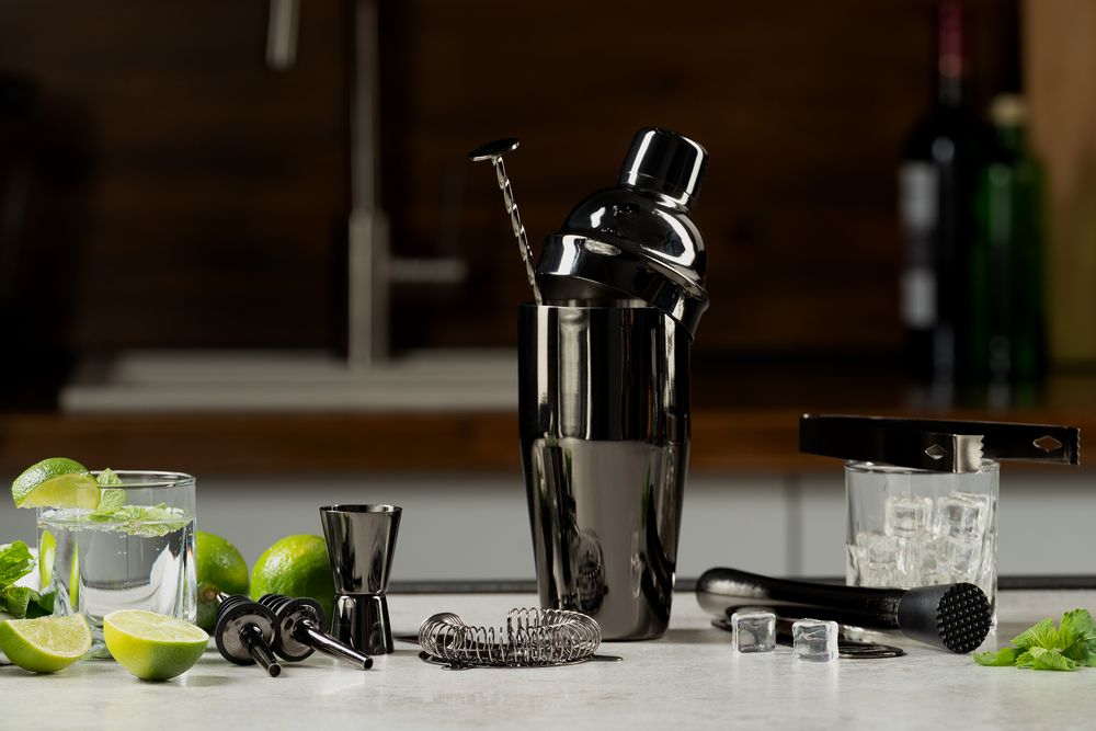 Набор для приготовления коктейлей Splash Maker, черный — изображение 6