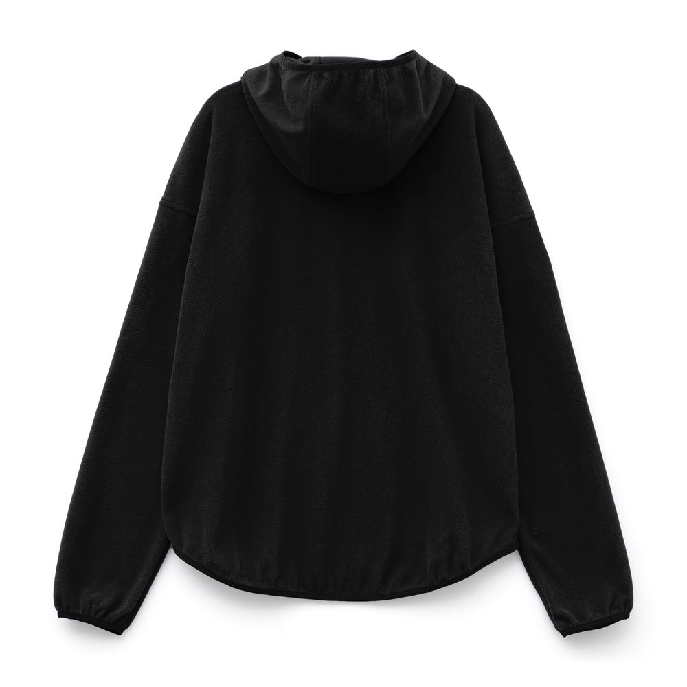 Анорак флисовый унисекс Fliska, черный — изображение 3