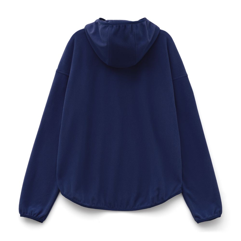 Анорак флисовый унисекс Fliska, темно-синий — изображение 3