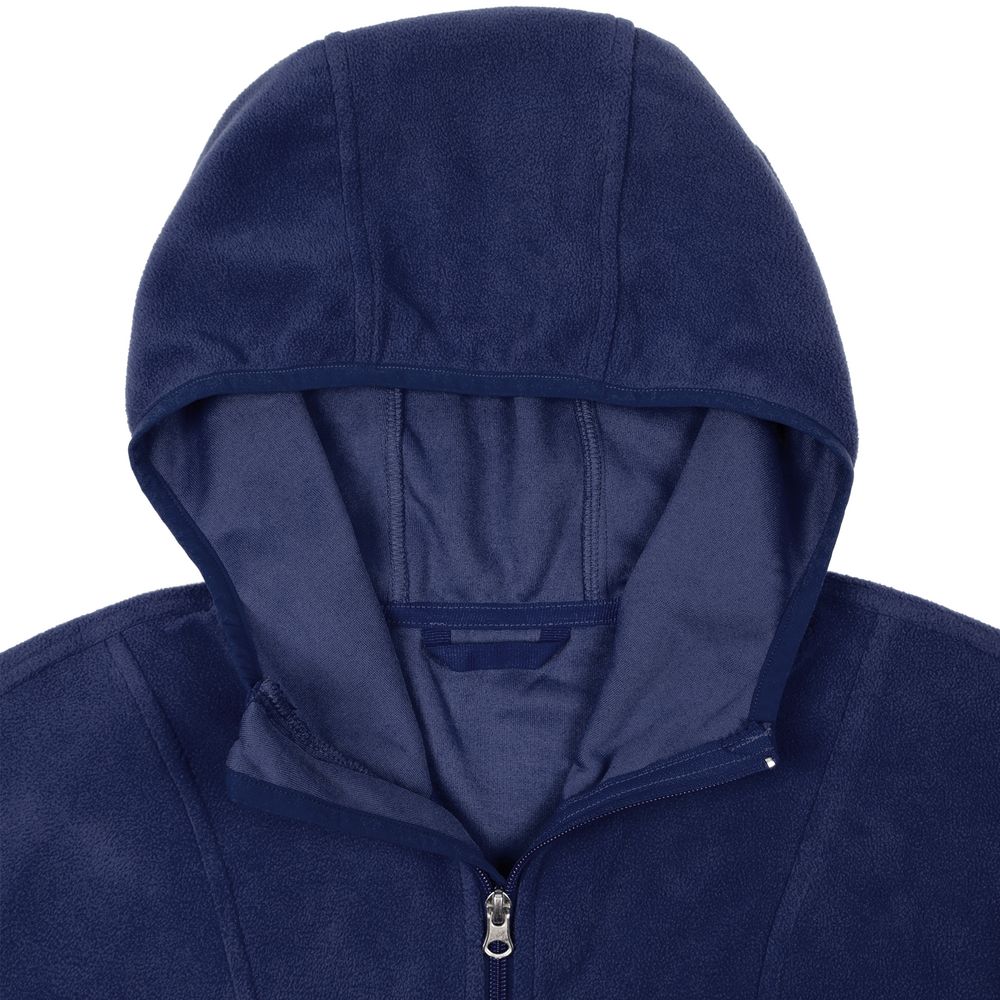 Анорак флисовый унисекс Fliska, темно-синий — изображение 4