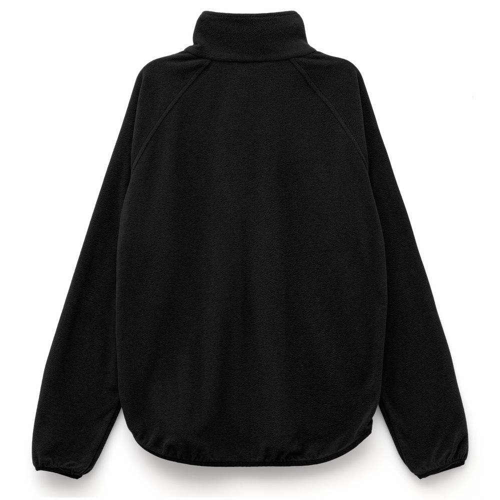 Куртка флисовая унисекс Fliska, черная — изображение 3