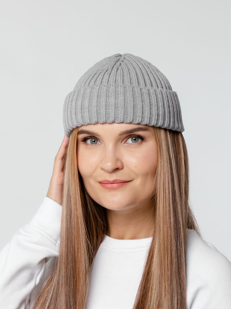 Шапка Hipsta, серебрито-серый меланж — изображение 5