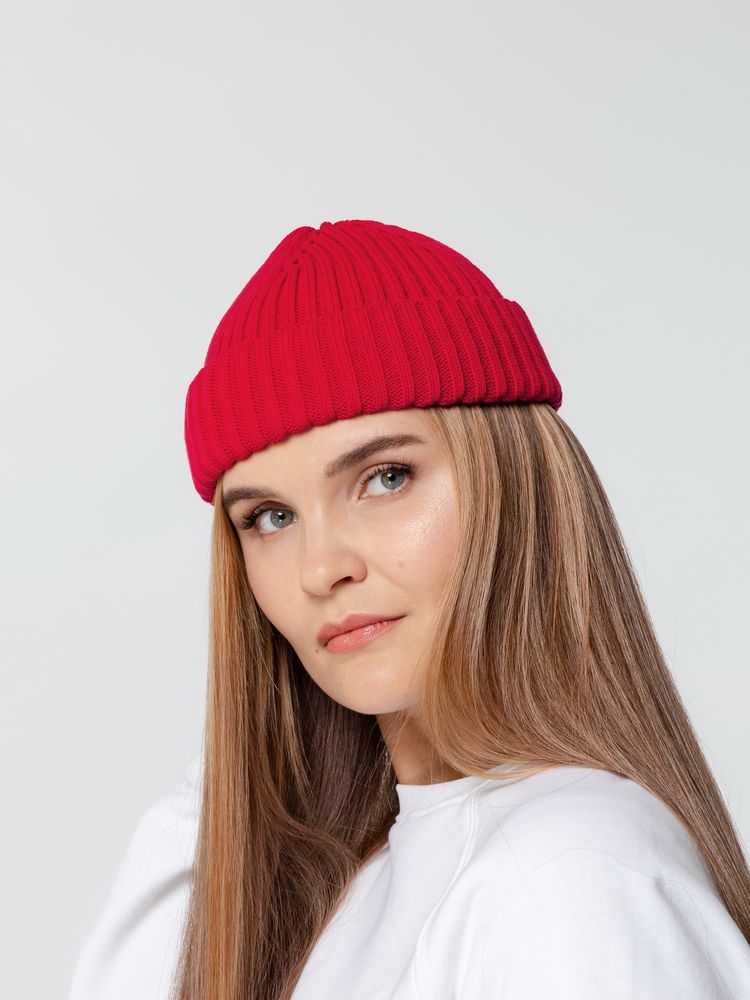 Шапка Hipsta, красная (алая) — изображение 5