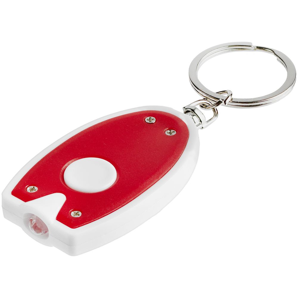 Брелок-фонарик Vivid, ver.2, красный с белым — изображение 4
