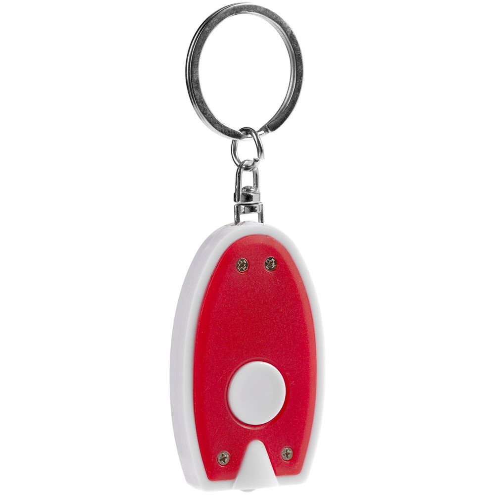 Брелок-фонарик Vivid, ver.2, красный с белым — изображение 3